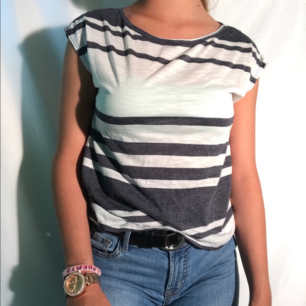 KEDS WOMEN STRIPED BLOUSE NEW